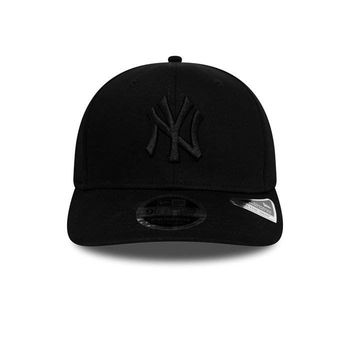 New York Yankees Tonal 9FIFTY Stretch Snap Lippis Mustat - New Era Lippikset Outlet FI-256374